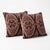 Mid-Century Modern Bohemian Turkish Kilim Pillow Cover 15'' X 16'' - Set of Two For Sale - Image 3 of 4