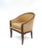 1930s Vintage French Empire Style Barrel Back Accent Chair For Sale - Image 5 of 9