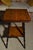 Victorian Antique Conrey Birely Tiger Oak Vic Parlor Table Spool Legs Side End Stand 1890s For Sale - Image 3 of 8