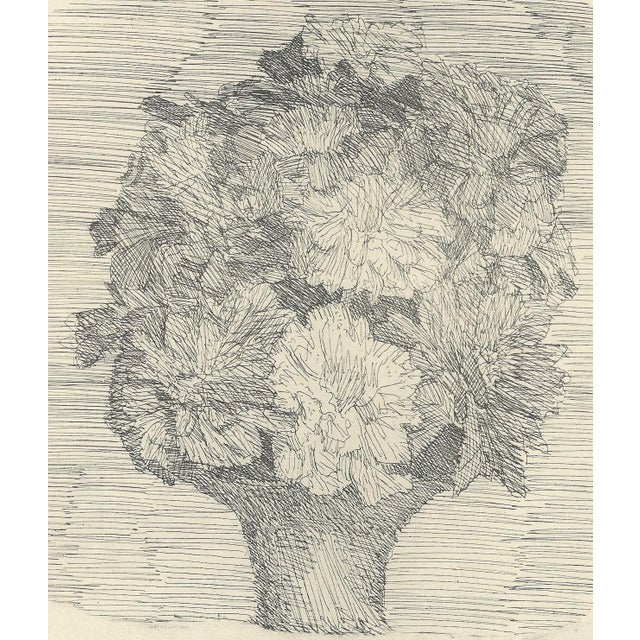 Giorgio Morandi, Zinnias in a Vase, 1932-1957, Lithograph For Sale - Image 4 of 8