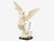 Statue of Saint Michael the Archangel, Composite, Marble Base, Italy, 20th C. For Sale - Image 4 of 15