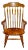 1980s Nichols & Stone Co. Hardwood Rocking Chair Windsor Style For Sale