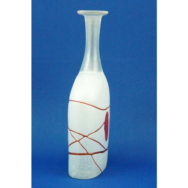 Kosta Boda 20th Century Scandinavian Glass Bottle Vase from Kosta Boda Bertil Vallien, Sweden, 1930s For Sale - Image 4 of 18