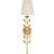 Julie Neill for Visual Comfort Signature Avery 26" Sconce Hand-Rubbed Antique Brass with Linen Shade For Sale