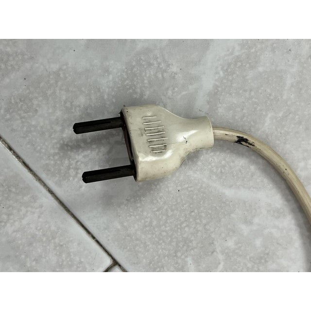 Mid-Century Floor Lamp with Raffia Shade, 1950s For Sale - Image 13 of 18