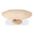 Pale oak and a many-sided pedestal give the circular form a calm architectural outline. The round top expands from 55 to...
