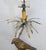 Cream Vintage Hollywood Regency Palm Tree Parrot Table Lamp For Sale - Image 8 of 12