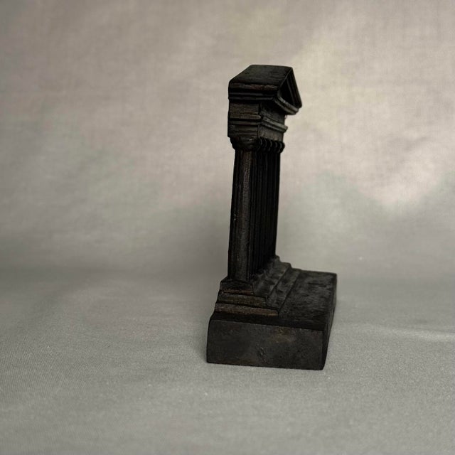 Early 20th Century Neoclassical Greek "Parthenon" Cast Iron Architectural Element Decorative Object For Sale In Houston - Image 6 of 11