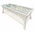 Vintage Lacquered Rattan Coffee Table With Glass Top For Sale - Image 4 of 5