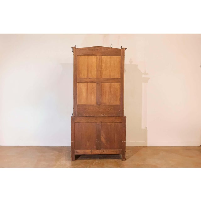 Italian Renaissance revival Bookcase Secretaire, 19th Century For Sale - Image 9 of 17