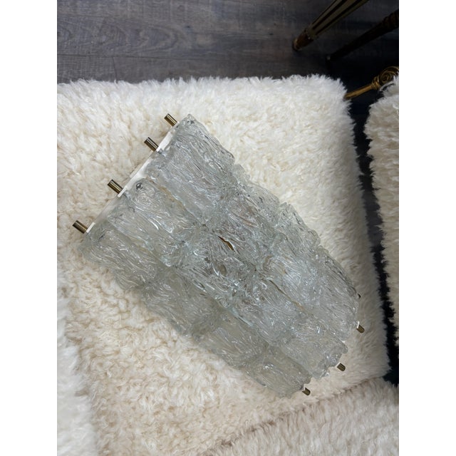 Pair of 1960s Murano Glass Sconces For Sale In Houston - Image 6 of 10
