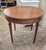 Mid-Century Modern Vintage Round Side Table Tapered Legs For Sale - Image 3 of 11