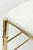 Vintage Italian Chiavari Faux Bamboo Brass and Upholstered Side Chair Restored MCM For Sale In Miami - Image 6 of 10