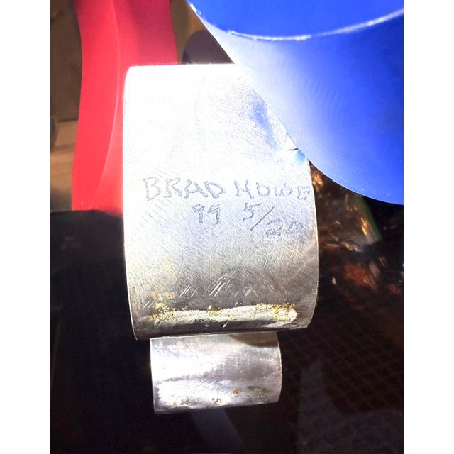 Brad Howe "Atlas Melody" Signed Limited Edition Metal Sculpture, 5/20, 1994 For Sale - Image 13 of 13