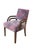 Mid-Century Modern Mid Century Art Deco Style Bentwood Library Vanity Arm Reading Chair MCM Retro For Sale - Image 3 of 18