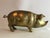 1960s Brass Pig Coin Bank For Sale - Image 11 of 11