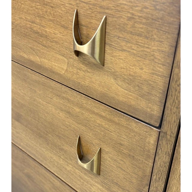 Mid-Century Modern Broyhill Brasilia Walnut Sideboard For Sale - Image 10 of 10