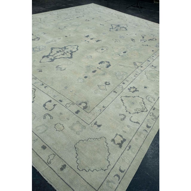Oushak Rug 12'8" x 15'3" #17848 Explore a curated collection of hallway runners, wool rugs, and handmade masterpieces at ,...