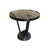 Round Black Wooden Table, 1980s For Sale - Image 3 of 8