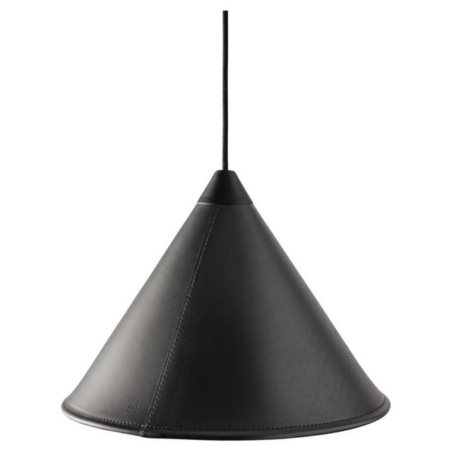 Namibia Leather Cone Lamp by Cuero Design For Sale - Image 18 of 18