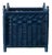 Wicker Box Planter in Navy, Extra Large For Sale