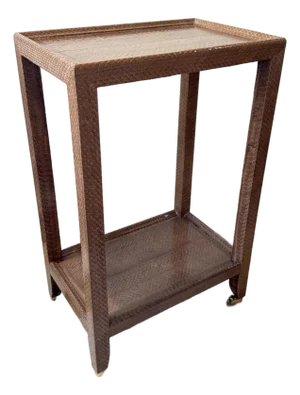 Karl Springer Toffee Telephone Side Table