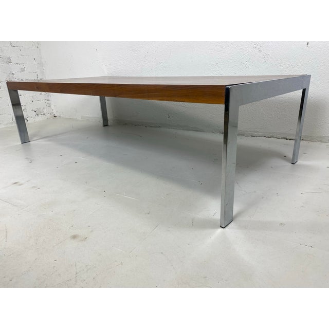 Mid-Century Vintage, Milo Baughman Dark Walnut Coffee Table For Sale - Image 12 of 12