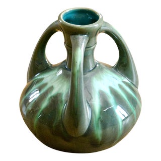 French Art Nouveau Vase by Gustave de Bruyn Fives-Lille, 1889 For Sale