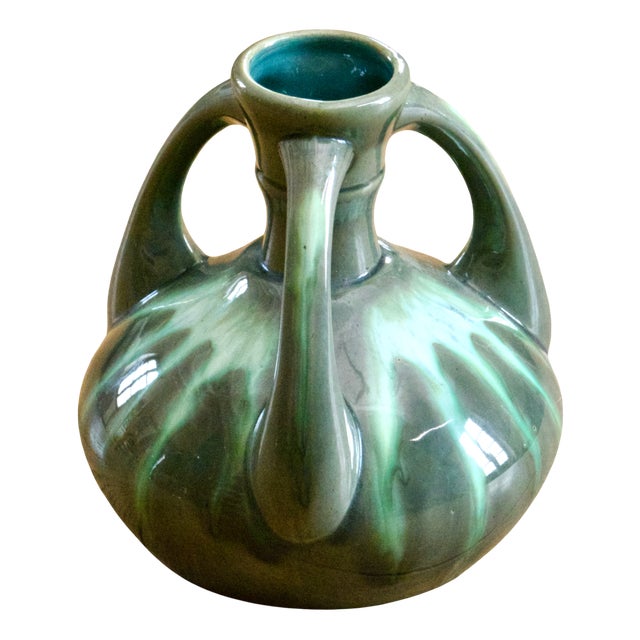 French Art Nouveau Vase by Gustave de Bruyn Fives-Lille, 1889 For Sale