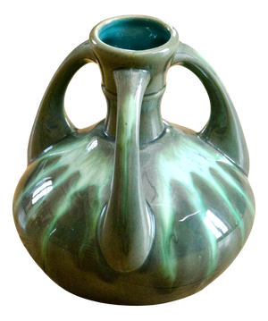 French Art Nouveau Vase by Gustave de Bruyn Fives-Lille, 1889