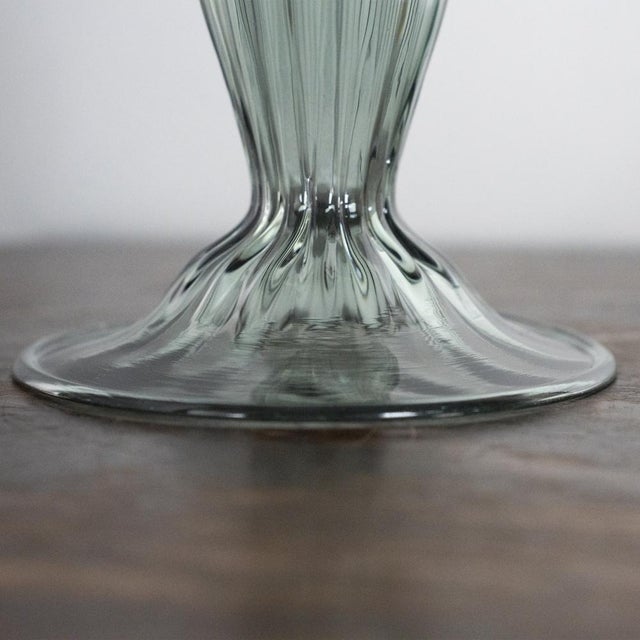 Murano Glass Table Lamp in Green Color, Italy, 1980s For Sale - Image 12 of 14