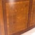 Brown Bow Front Banded Top Inlayed Double Door One Drawer Sideboard Buffet Server MINT For Sale - Image 8 of 12