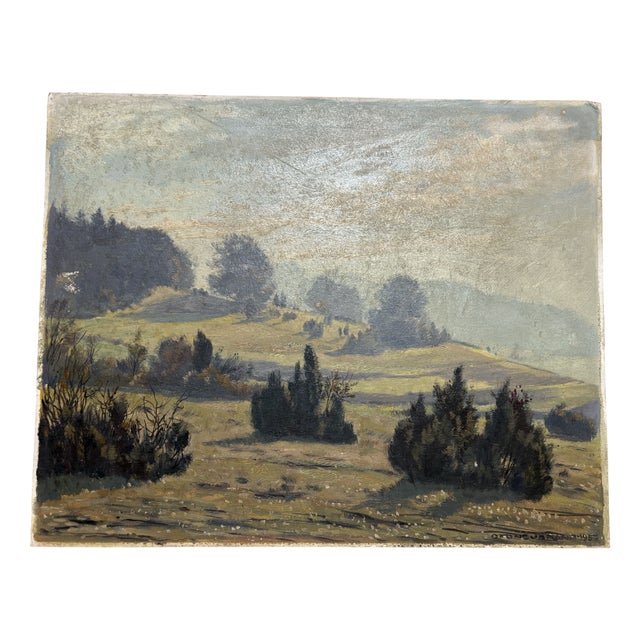 Otto Neubrand, Forest Landscape, 20th Century, Painting For Sale