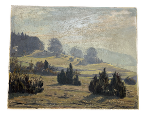 Otto Neubrand, Forest Landscape, 20th Century, Painting