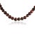 Early 21st Century Boho Chic Faceted 124 Ct Red Tiger's Eye Bead Strand Necklace, 16.75 Inch For Sale - Image 5 of 14