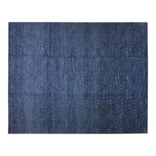 Moroccan Aleph Hand Knotted Wool Rug, 9'1"x12' For Sale