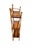 Brown Early 20th Century Victorian English Burnt Bamboo Bookshelf For Sale - Image 8 of 16