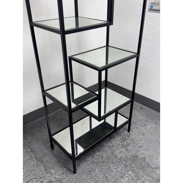 Black Coco Republic Haarlem Shelving Unit For Sale - Image 8 of 12