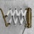 Metal 1950s Gerald Thurston Scissor Task Lamp Wall Sconce For Sale - Image 7 of 9