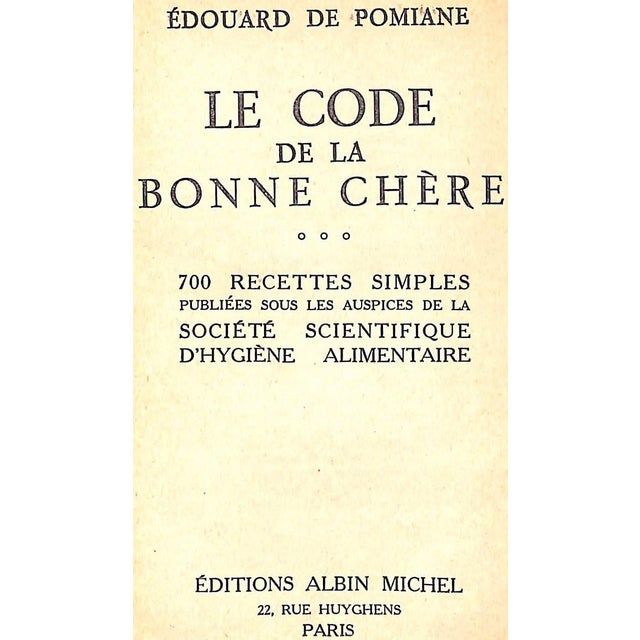 DE POMIANE, Edouard INSCRIBED [445] pp. Editions Albin Michel 1957 7 1/4" x 4 3/4" Chapters: Prologue, General...