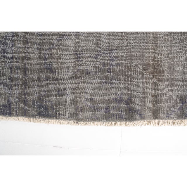 Vintage Anatolian Dark Grey Rug For Sale - Image 9 of 10