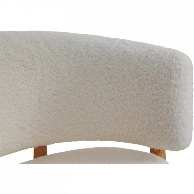 Vintage Model 83 Chair in Sheep Skin by Nanna Ditzel, 2000s For Sale - Image 4 of 15