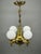 Exceptional Art Deco chandelier with late Art Nouveau influences, originating from Czechoslovakia and dating to...