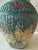 Mid 20th Century Handmade Sgraffito Pottery Vase With Butterfly and Floral Design For Sale - Image 5 of 9