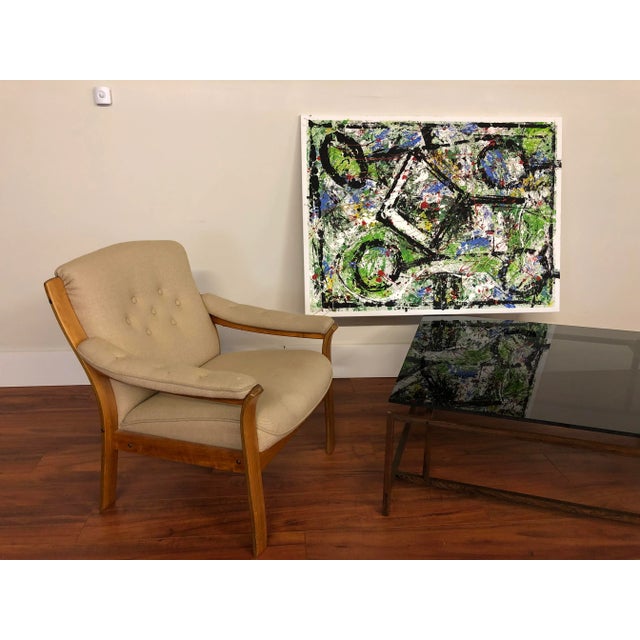 Original Abstract Painting - Acrylic on Canvas For Sale - Image 4 of 9