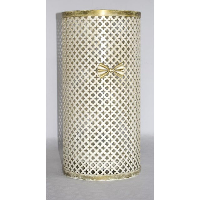 Umbrella Stand in the style of Mathieu Matégot, 1950s For Sale - Image 6 of 8