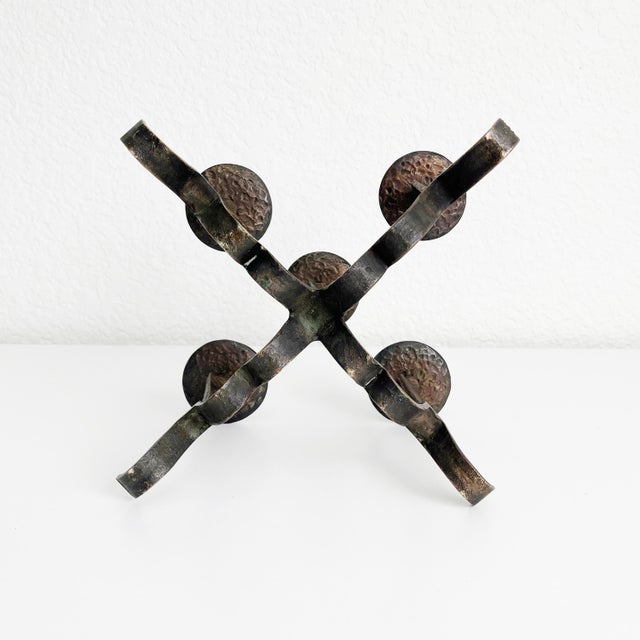 Mid 20th Century French Jean Royère Style Candelabra For Sale - Image 10 of 12