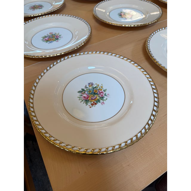 Ceramic Late 20th Century Mintons Stamped English Pottery Charger Plates, Set of Twelve For Sale - Image 7 of 12