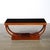Art Deco Machine Age Walnut Cocktail Table W/ Inset Vitrolite Top by Modernage For Sale - Image 9 of 11