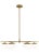2020s ED Ellen DeGeneres by Visual Comfort Studio Lune Large Chandelier, Burnished Brass For Sale - Image 5 of 5